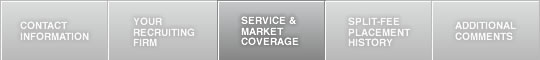 Step 3 - Services and Marker Coverage of Your Recruiting Firm