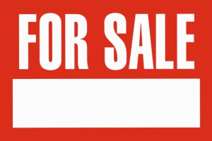 for sale sign