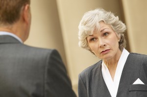 image of woman with surprised look on her face